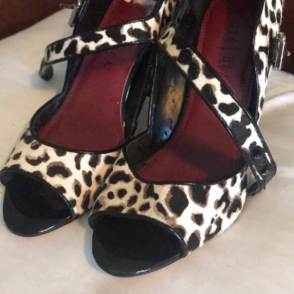 Animal print heels